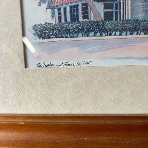 Robert Kennedy Print | Southernmost House Key West | Historic Landmark Art - Picture 7 of 8